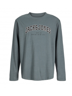 Jack & Jones MINI langærmet trøje i grå til drenge