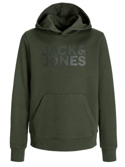 Jack & Jones MINI Hoodie i grøn til drenge