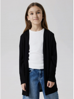 Name it strik cardigan i dark sapphire til piger