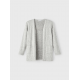 Name it strik cardigan i lysegrå til piger