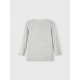 Name it strik cardigan i lysegrå til piger