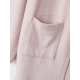 Name it strik cardigan i lyserød til piger