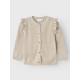 Name it Strikcardigan i beige til piger