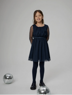 Name it Kjole i dark sapphire til piger