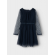 Name it Kjole i dark sapphire til piger