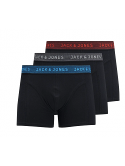 JACK & JONES KIDS 3 PAK Basic trunks til drenge  i sort