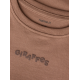 Name it langærmet "Giraffe" T-shirt i brun til piger
