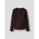 Name it langærmet slim top i brun til piger