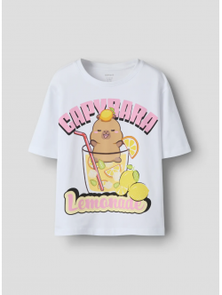 Name it "Capybara" T-shirt i hvid til piger