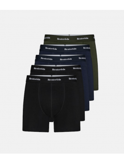 Resteröds  5-pak Kalle bambus trunks til herre