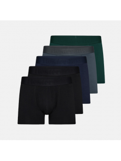 Resteröds 5-pak Kalle bamboo trunks til drenge i multi farver