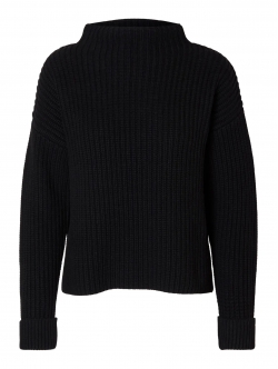 Selected striktrøje i sort til kvinder