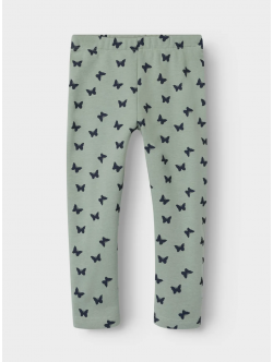 Name it fleece sweat leggings i grøn til piger