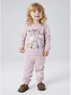 Name it "Gurli gris" sweatshirt i lyserød til piger