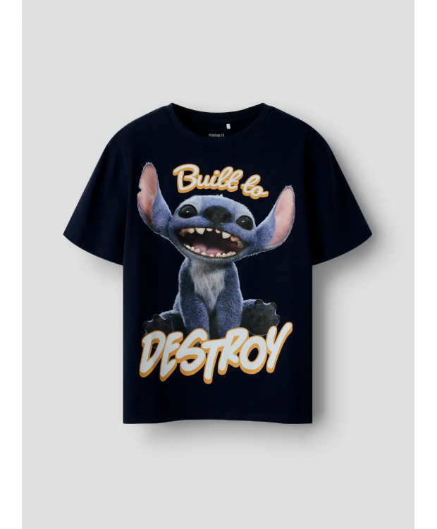 Name it "Stitch" T-shirt i navy blazer til drenge