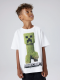Name it "Minecraft" T-shirt i hvid til drenge