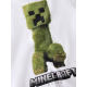 Name it "Minecraft" T-shirt i hvid til drenge