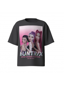 Name it "K-pop Demon Hunters" T-shirt i sort til piger