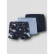 Name it 3pak underbukser med dinosaur I navy til drenge