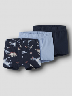 Name it 3pak underbukser med dinosaur I navy til drenge