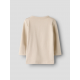 Name it langærmet trøje i beige til baby