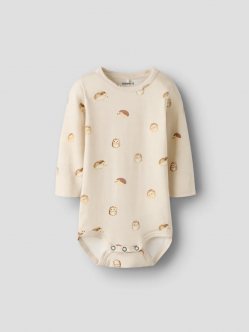 Name it xslim bodystocking i beige til baby