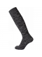 Egtved uld knæstrømper “Thermo socks” i sort og mørkegrå