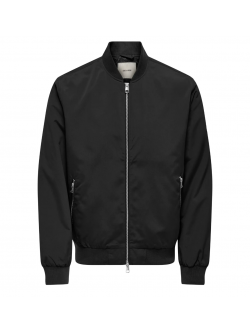 ONLY & SONS Bomberjakke til herre i Sort