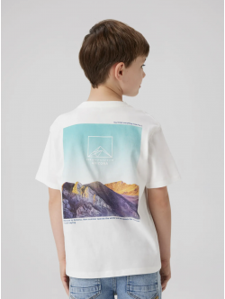 Name it T-shirt i hvid til drenge
