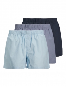 Jack & Jones 3pak loose fit boksershorts i mørke nuancer til herre