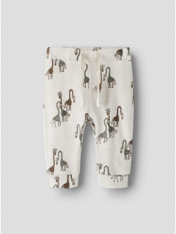 Name it ribbukser med giraf i beige til drenge