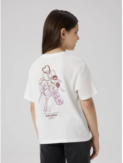 Name it T-shirt i hvid til piger