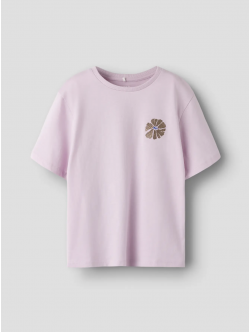 Name it T-shirt i lyserød til piger