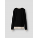 Name it Langærmet slim fit trøje i sort til piger