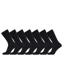 Dovre 7pak bambusstrømper i sort til herre