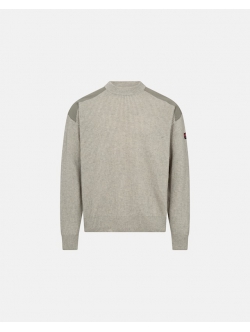 Dovre uldsweater i grå til herre