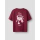 Name it T-shirt i Burgundy til piger