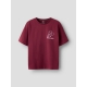 Name it T-shirt i Burgundy til piger
