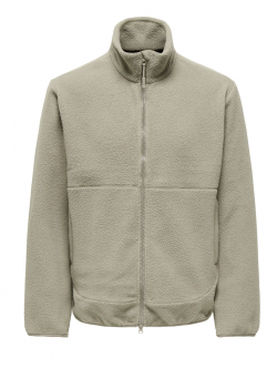 ONLY & SONS Fleecejakke i beige til herre