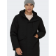 ONLY & SONS Waterproof Stretch Parka Jakke til herre i sort