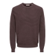 ONLY & SONS Crew neck i brun til herre