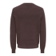 ONLY & SONS Crew neck i brun til herre