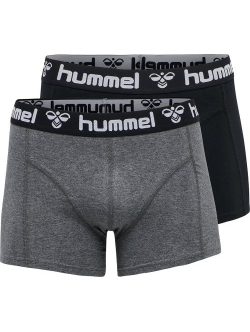 Hummel Mars 2pak underbukser i sort & mørkegrå til herre