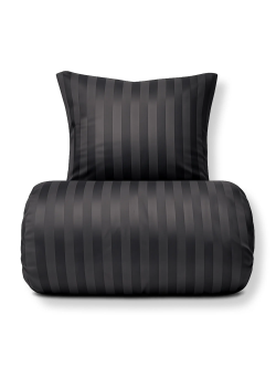 Sengetøj 100% bomuld - Blåt sengesæt med harlekintern - Nordstrand Home dynebetræk