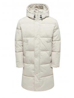 ONLY & SONS Puffer jakke i hvid til mænd