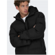 ONLY & SONS puffer jakke til herre i Sort