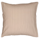 Pudebetræk 60x63 cm - 100% bomuld - Sand stribet hovedpudebetræk - Nordstrand Home