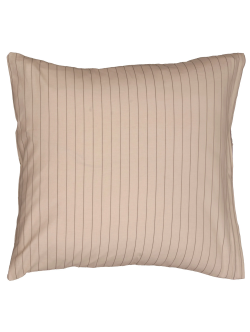 Pudebetræk 60x63 cm - 100% bomuld - Sand stribet hovedpudebetræk - Nordstrand Home