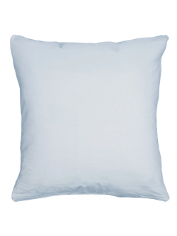 Pudebetræk 60x63 cm - 100% Enzymvasket bomuld - Firm Blå - Nordstrand Home
