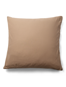 Pudebetræk 60x63 cm - 100% Enzymvasket bomuld - Firm Brun - Nordstrand Home